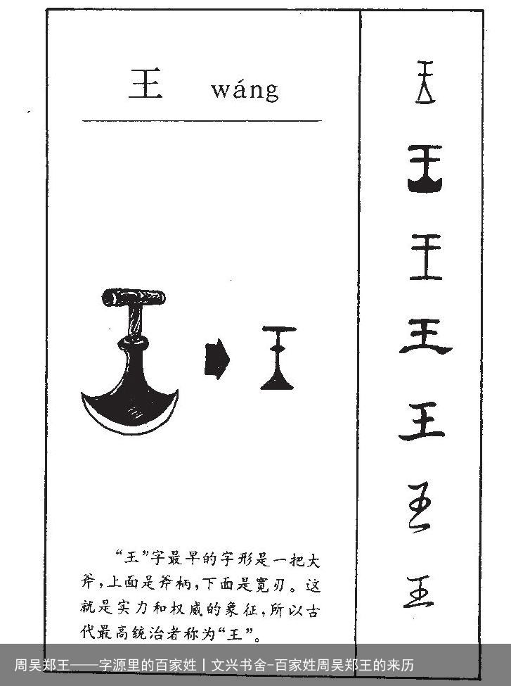 周吴郑王——字源里的百家姓丨文兴书舍-百家姓周吴郑王的来历