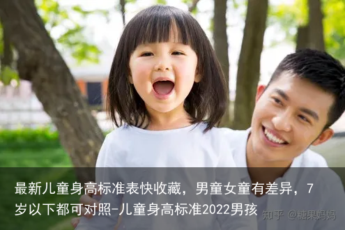 最新儿童身高标准表快收藏，男童女童有差异，7岁以下都可对照-儿童身高标准2022男孩