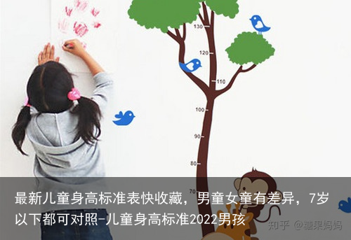 最新儿童身高标准表快收藏，男童女童有差异，7岁以下都可对照-儿童身高标准2022男孩