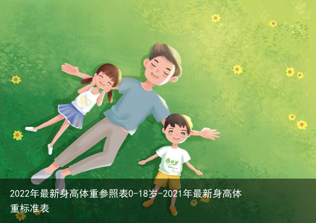 2022年最新身高体重参照表0-18岁-2021年最新身高体重标准表
