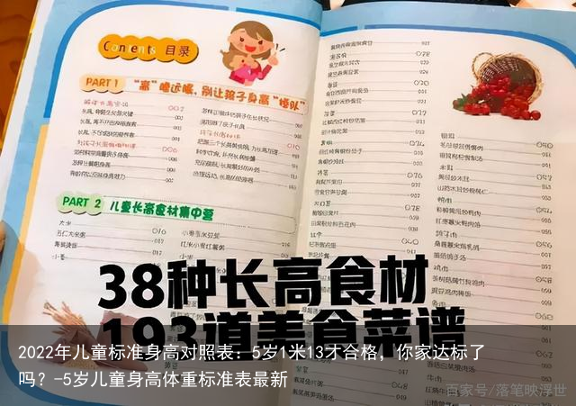 2022年儿童标准身高对照表：5岁1米13才合格，你家达标了吗？-5岁儿童身高体重标准表最新