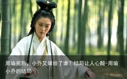 周瑜死后，小乔又嫁给了谁？结局让人心酸-周瑜小乔的结局