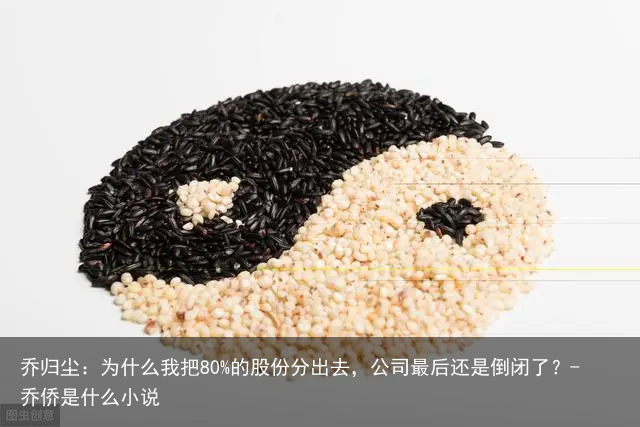 乔归尘：为什么我把80%的股份分出去，公司最后还是倒闭了？-乔侨是什么小说