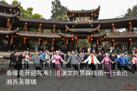 春暖花开迎客来！港澳文旅界踩线团一行走进湘西芙蓉镇