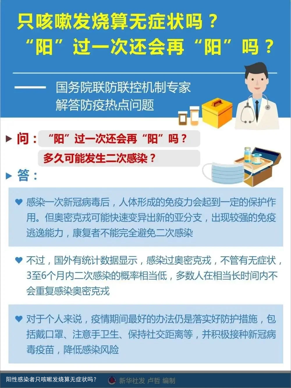 阳性感染者只咳嗽发烧算无症状吗？
