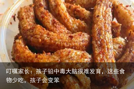 叮嘱家长：孩子铅中毒大脑很难发育，这些食物少吃，孩子会变笨