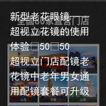 新型老花眼镜——超视立花镜的使用体验