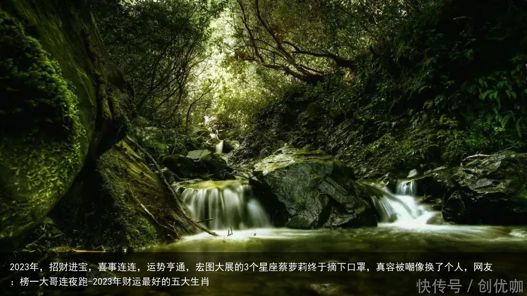 2023年，招财进宝，喜事连连，运势亨通，宏图大展的3个星座蔡萝莉终于摘下口罩，真容被嘲像换了个人，网友：榜一大哥连夜跑-2023年财运最好的五大生肖