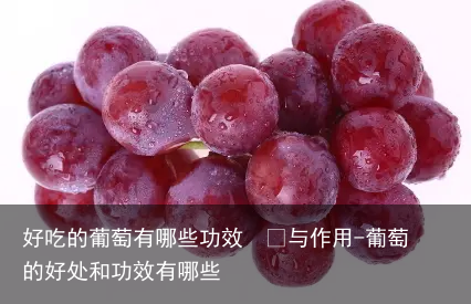 好吃的葡萄有哪些功效  	与作用-葡萄的好处和功效有哪些
