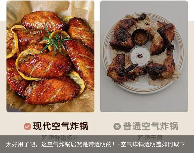 太好用了吧，这空气炸锅居然是带透明的！-空气炸锅透明盖如何取下