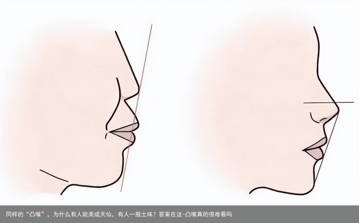 同样的“凸嘴”，为什么有人能美成天仙，有人一股土味？答案在这-凸嘴真的很难看吗