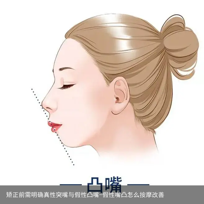 矫正前需明确真性突嘴与假性凸嘴-假性嘴凸怎么按摩改善