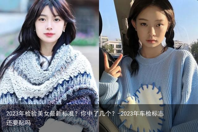 2023年检验美女最新标准？你中了几个？-2023年车检标志还要贴吗
