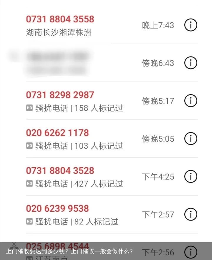 上门催收要达到多少钱？上门催收一般会做什么？