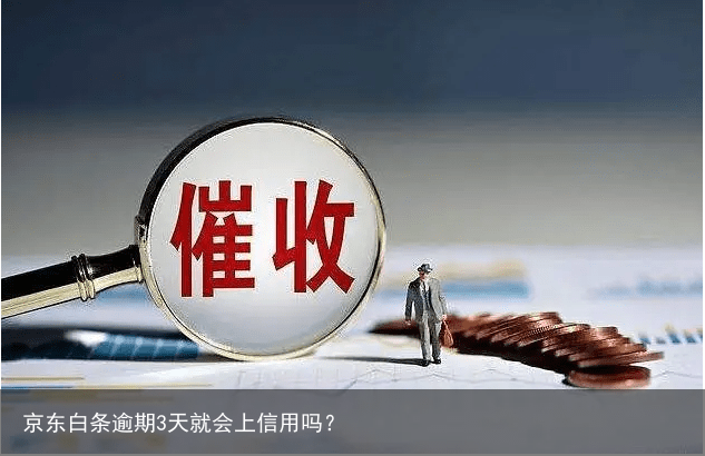 京东白条逾期3天就会上信用吗？