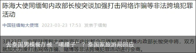 去泰国男模餐厅被“噶腰子”？泰国家旅游局回应