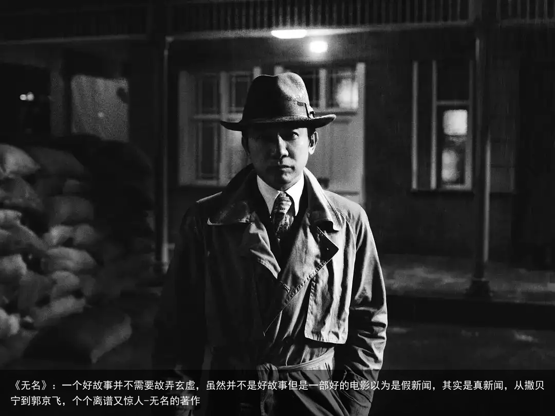 《无名》：一个好故事并不需要故弄玄虚，虽然并不是好故事但是一部好的电影以为是假新闻，其实是真新闻，从撒贝宁到郭京飞，个个离谱又惊人-无名的著作