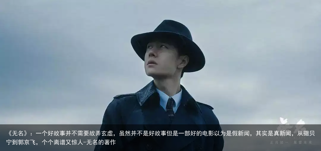 《无名》：一个好故事并不需要故弄玄虚，虽然并不是好故事但是一部好的电影以为是假新闻，其实是真新闻，从撒贝宁到郭京飞，个个离谱又惊人-无名的著作