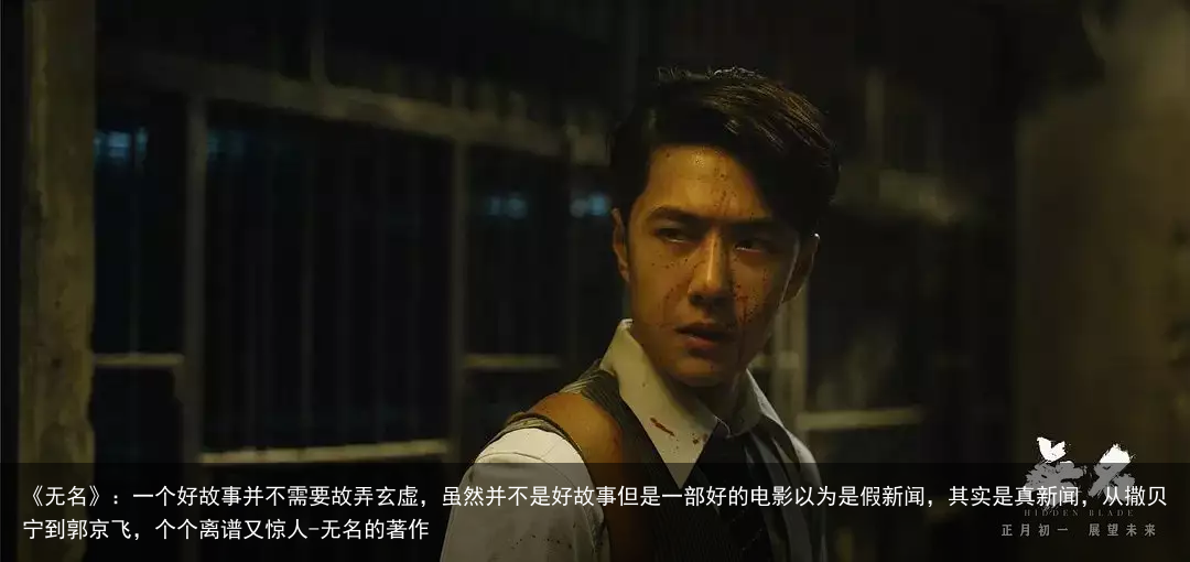 《无名》：一个好故事并不需要故弄玄虚，虽然并不是好故事但是一部好的电影以为是假新闻，其实是真新闻，从撒贝宁到郭京飞，个个离谱又惊人-无名的著作