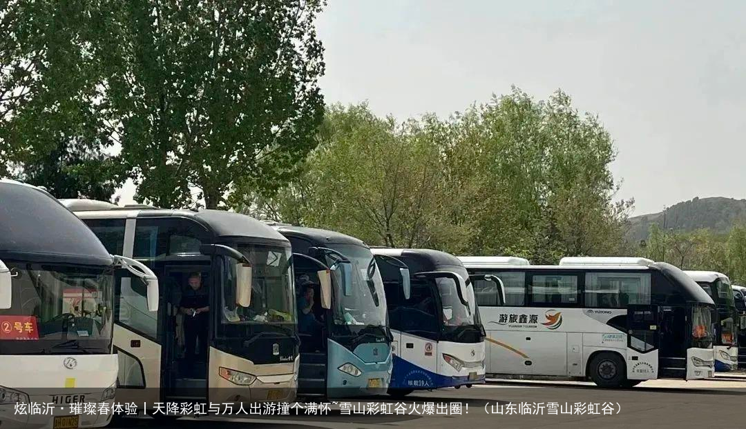 炫临沂·璀璨春体验丨天降彩虹与万人出游撞个满怀~雪山彩虹谷火爆出圈！（山东临沂雪山彩虹谷）