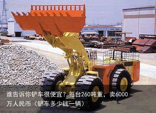 谁告诉你铲车很便宜？每台260吨重，卖6000万人民币（铲车多少钱一辆）
