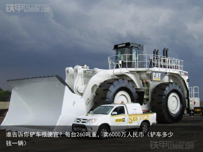 谁告诉你铲车很便宜？每台260吨重，卖6000万人民币（铲车多少钱一辆）