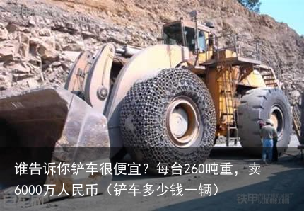 谁告诉你铲车很便宜？每台260吨重，卖6000万人民币（铲车多少钱一辆）