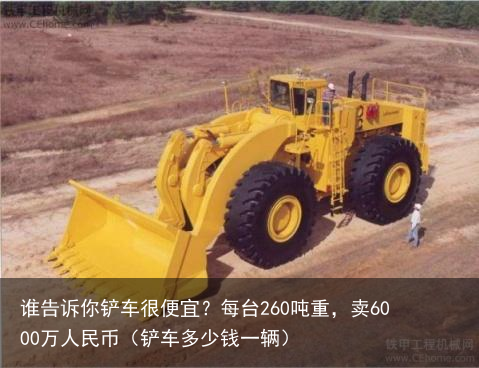 谁告诉你铲车很便宜？每台260吨重，卖6000万人民币（铲车多少钱一辆）
