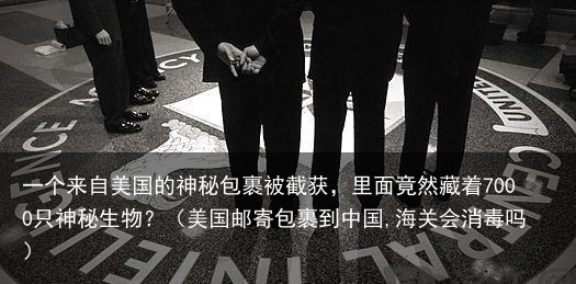 一个来自美国的神秘包裹被截获，里面竟然藏着7000只神秘生物？（美国邮寄包裹到中国,海关会消毒吗）