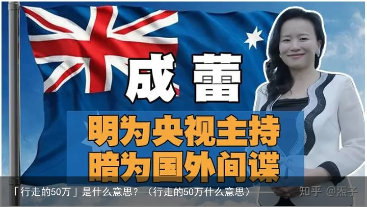 「行走的50万」是什么意思？（行走的50万什么意思）