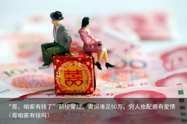 “哥，咱家有钱了”新梗窜红，卖房凑足50万，穷人也配拥有爱情（哥咱家有钱吗）