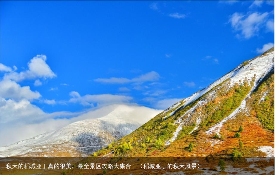 秋天的稻城亚丁真的很美，最全景区攻略大集合！（稻城亚丁的秋天风景）