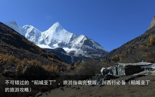 不可错过的“稻城亚丁”，旅游指南完整版，川西行必备（稻城亚丁的旅游攻略）