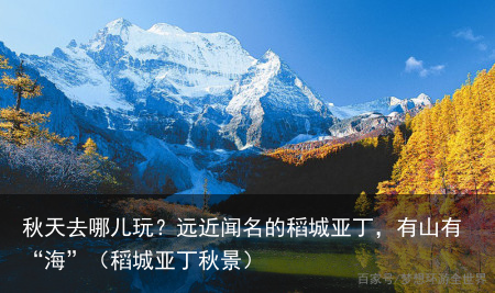 秋天去哪儿玩？远近闻名的稻城亚丁，有山有“海”（稻城亚丁秋景）