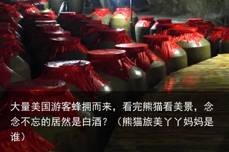 大量美国游客蜂拥而来，看完熊猫看美景，念念不忘的居然是白酒？（熊猫旅美丫丫妈妈是谁）