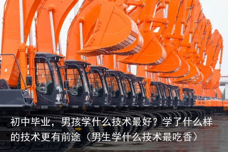 初中毕业，男孩学什么技术最好？学了什么样的技术更有前途（男生学什么技术最吃香）