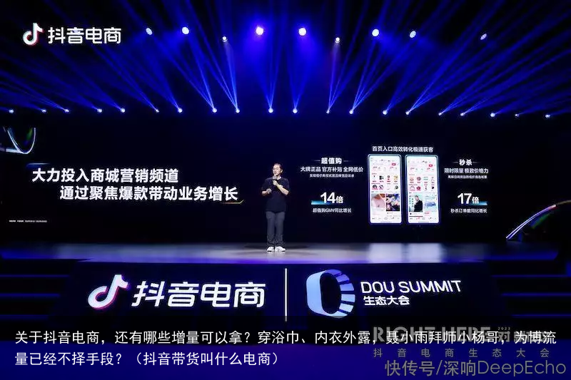关于抖音电商，还有哪些增量可以拿？（抖音带货叫什么电商）