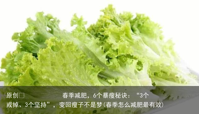 原创            春季减肥，6个暴瘦秘诀：“3个戒掉、3个坚持”，变回瘦子不是梦(春季怎么减肥最有效)