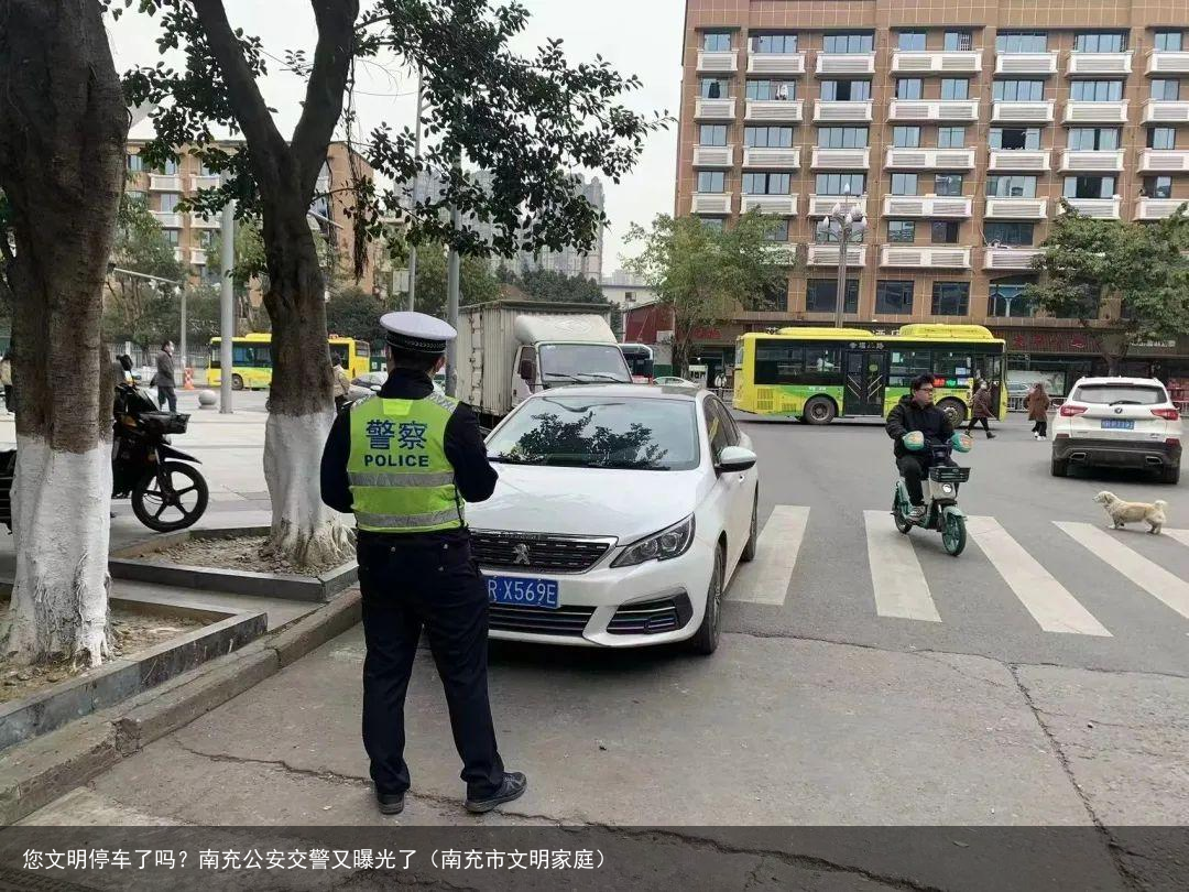 您文明停车了吗？南充公安交警又曝光了（南充市文明家庭）