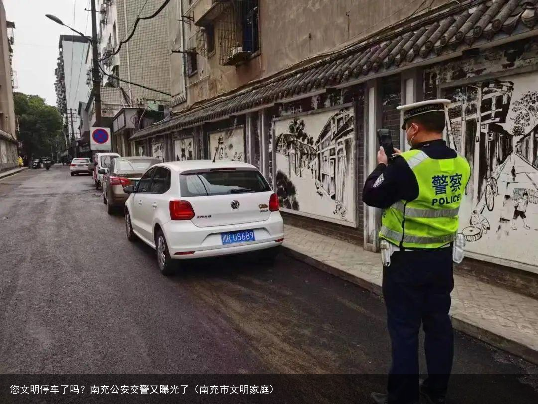 您文明停车了吗？南充公安交警又曝光了（南充市文明家庭）