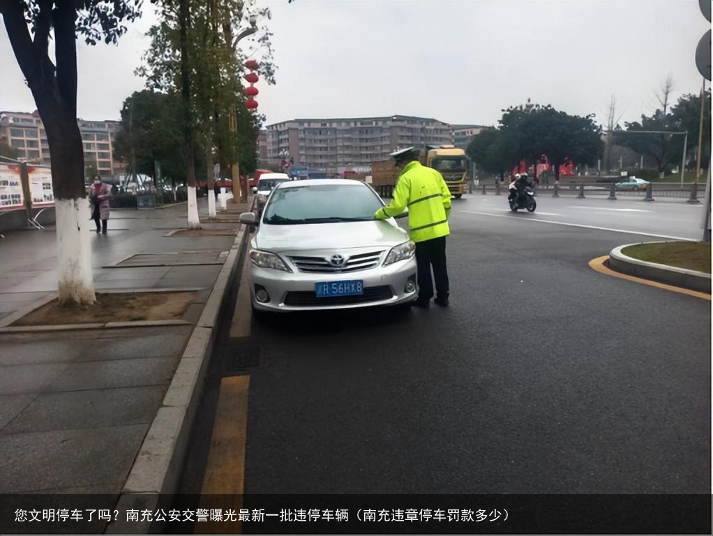 您文明停车了吗？南充公安交警曝光最新一批违停车辆（南充违章停车罚款多少）