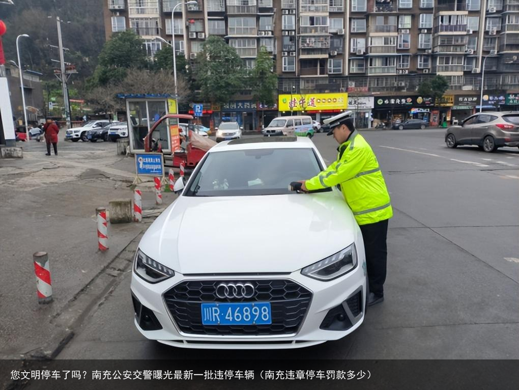 您文明停车了吗？南充公安交警曝光最新一批违停车辆（南充违章停车罚款多少）
