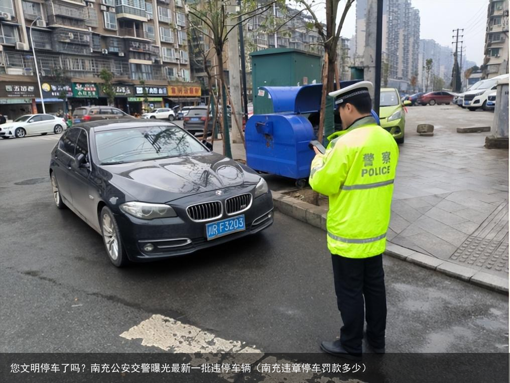 您文明停车了吗？南充公安交警曝光最新一批违停车辆（南充违章停车罚款多少）