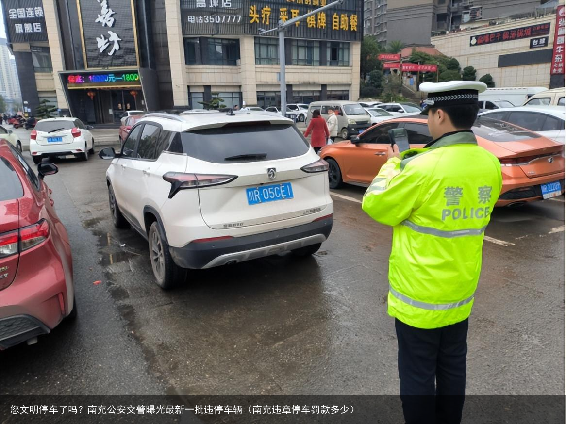 您文明停车了吗？南充公安交警曝光最新一批违停车辆（南充违章停车罚款多少）