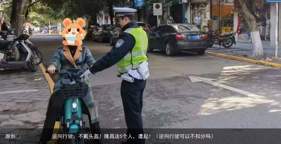 原创            逆向行驶、不戴头盔！隆昌这5个人，遭起！（逆向行驶可以不扣分吗）