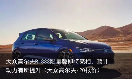 大众高尔夫R 333限量版即将亮相，预计动力有所提升（大众高尔夫r20报价）