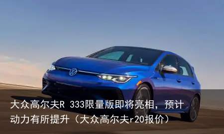 大众高尔夫R 333限量版即将亮相，预计动力有所提升（大众高尔夫r20报价）