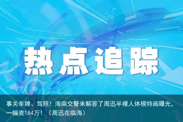 事关车牌、驾照！海南交警来解答了