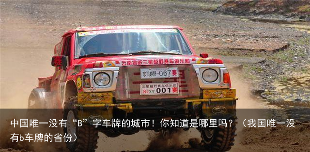 中国唯一没有“B”字车牌的城市！你知道是哪里吗？（我国唯一没有b车牌的省份）