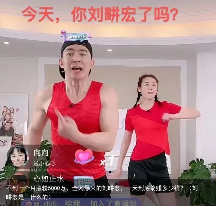 不到一个月涨粉5000万，全网爆火的刘畊宏，一天到底能赚多少钱？（刘畊宏是干什么的）